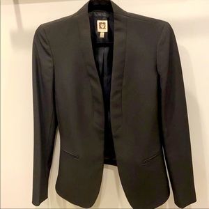 Anne Klein collarless black jacket (XS)